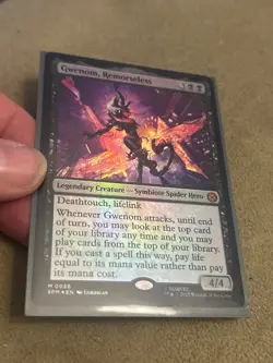 Gwenom, Remorseless Marvel's Spider-Man Foil #56 Mythic - Image 3