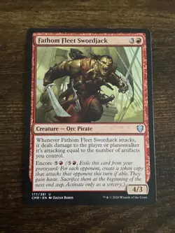 Fathom Fleet Swordjack Commander Legends MTG Magic the Gathering D7468* - Image 1