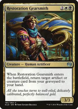 1x FOIL Restoration Gearsmith - Kaladesh - NM - German - MTG Human - Image 3