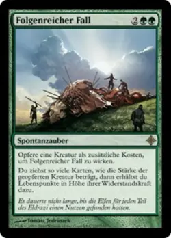 Folgenreicher Fall / Momentous - RISE of the ELDRAZI - deutsch (played) Rare - Image 1