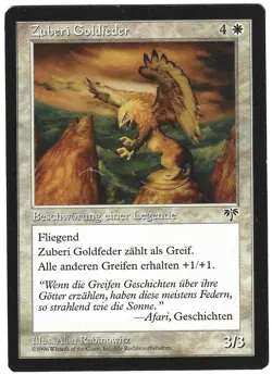 TOP Zuberi Goldfeder / Golden Feather - MIRAGE - deutsch (excellent +) Rare - Image 1