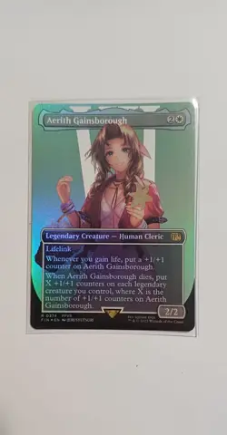 Aerith Gainsborough | Borderless | Foil | MTG | FIN | Near Mint | English EN - Image 2