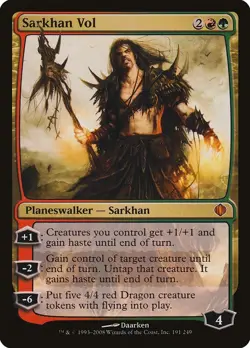 mtg magic Sarkhan Vol shards of alara ENGLISH echardes d'alara - Image 1