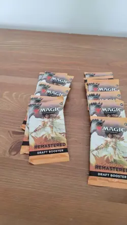 11 x Magic the Gathering: Dominaria Remastered - Draft Booster Pack Sealed - Image 2