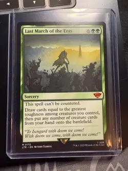 Last March of the Ents: Lord of the Rings: Tales of Middle Earth, (Non-Foil) - Image 1