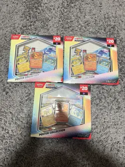 Prismatic Evolutions Poster Collection Pokemon TCG Factory Sealed (Lot Of 3) - Image 1