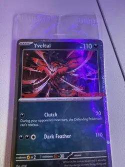 Pokemon Mega Evolution #088/132Yveltal Gamestop Holo Promo RARE sealed - Image 1