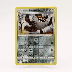 Galarian Perrserker - 085/159 Crown Zenith Reverse Holo Rare Pokemon - NM/MINT - Image 1