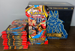 Pokemon TCG Mega Evolution Elite Trainer Box + TWELVE(x12) Sleeved Booster Packs - Image 1