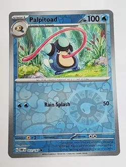 Palpitoad 051/197 Reverse Holo Common Obsidian Flames Pokemon Near Mint NM - Image 1