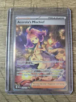 Acerola's Mischief Trainer Pokemon Mega Evolution 183/132 - Image 1