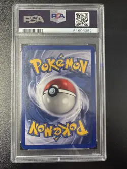 1999 Pokemon Game Nidorino #37 Shadowless PSA 8 - Image 2