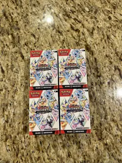 Pokemon Prismatic Evolutions Booster Bundles LOT OF 4 NEW SEALED - Image 1