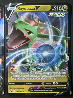 Empoleon V SWSH108 & Rayquaza V 100/159 Black Star Promo Pokemon TCG NM+ - Image 3