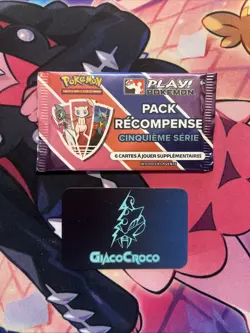 Booster De Cartes Pokemon Play Pack Recompense Cinquieme Serie Francais Vf Fr - Image 1