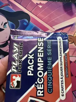 Booster De Cartes Pokemon Play Pack Recompense Cinquieme Serie Francais Vf Fr - Image 2