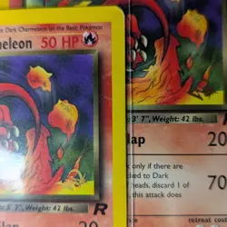 Dark Charmeleon 32/82 [Gold W Stamp] Team Rocket Promo Stamped [LP] Pokemon TCG - Image 3