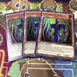 3x Infernity Pawn 1st Edition Ultra Rare GFP2-EN018 Yu-Gi-Oh! - Image 1