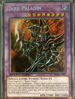 Dark Paladin SBCB-EN021 1st Edition PSA 10 Yu-Gi-Oh Speed Duel: Battle City Box - Image 3