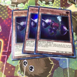 3x Motor Shell 1st Edition Ultra Rare GFP2-EN030 Yu-Gi-Oh! - Image 1