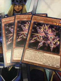 3x Altergeist Multifaker 1st Edition Rare MZMI-EN065 Yu-Gi-Oh! - Image 1
