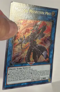 Yugioh 1x Magical Musketeer Max Ultra BLHR-EN052 Battles of Legend 1st Ed LP - Image 2