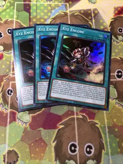 3x Xyz Encore 1st Edition Super Rare RA02-EN059 Yu-Gi-Oh! - Image 1
