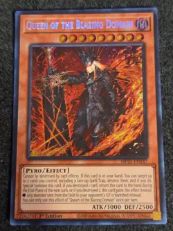 Yugioh! Queen of the Blazing Domain - MP25-EN147 - Prismatic Secret Rare - 1st E - Image 1