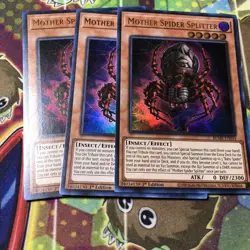 3x Mother Spider Splitter 1st Edition Ultra Rare BLMR-EN044 Yu-Gi-Oh! - Image 1