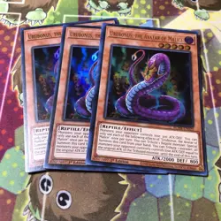 3x Urubonus, the Avatar of Malice 1st Edition Ultra Rare BLMR-EN020 Yu-Gi-Oh! - Image 1