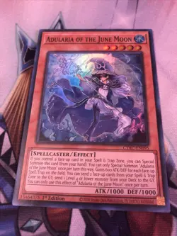 Yu-Gi-Oh! TCG Adularia of the June Moon Cyberstorm Access CYAC-EN095 1st Edition - Image 1