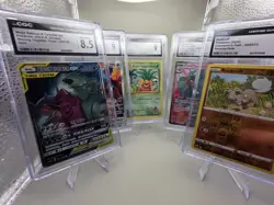 Lot of 5 CGC Graded Pokemon Cards - Image 1