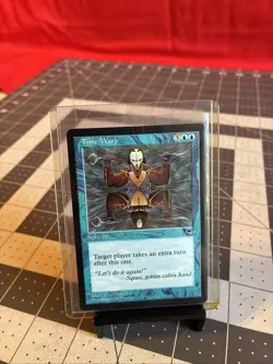 Vintage 1997 MTG Tempest Time Warp Card NM - Image 3