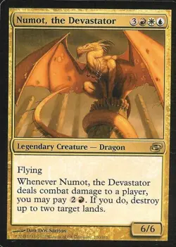 Numot, the Devastator -Foil Light Play MTG Planar Chaos - Image 1