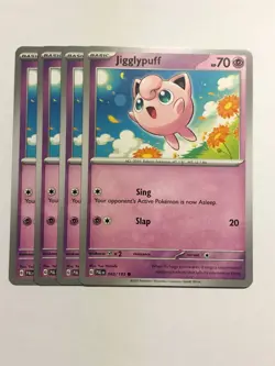 Pokemon Card Paldea Evolved 4x Playset Jigglypuff 083/193 Near Mint - Image 1