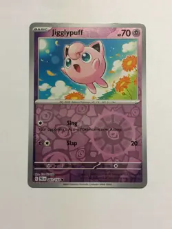Pokemon Card Paldea Evolved Reverse Holographic Jigglypuff 083/193 Near Mint - Image 1