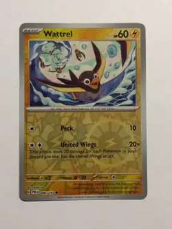 Pokemon Card Paldea Evolved Reverse Holographic Wattrel 080/193 Near Mint - Image 1