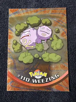 2000 Pokemon Topps Chrome Weezing #110 Vintage Card EX-NM - Image 1