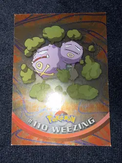 2000 Pokemon Topps Chrome Weezing #110 Vintage Card EX-NM - Image 2
