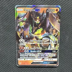 Zygarde GX 73/131 Ultra Rare SM - Forbidden Light Pokemon Card NM - Image 1