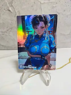 Chun li Street Fight Trading Card Waifu Goddess Story Anime Girl holo Karte - Image 1