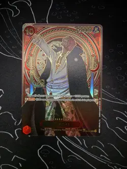 Shanks- OP09-004(SP) (Gold) His Will One Piece Card Game (English) Pack Fresh NM - Image 1