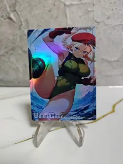 Cammy Street Fight Trading Card Waifu Goddess Story Anime Girl holo Karte Manga - Image 1