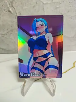 Jinx Trading Card Waifu Goddess Story Anime Girl holo Karte Manga sexy Full Art - Image 1