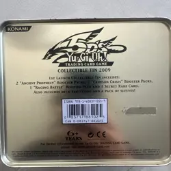 Yu Gi Oh! 2009 Collectible Tins Power Tool Dragon Tin and full set of cards - Image 2