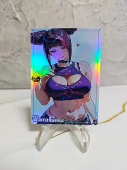 Juri Han Trading Card Waifu Goddess Story Anime Girl holo Karte Manga sexy Full - Image 1