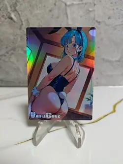 Bulma DBZ Trading Card Waifu Goddess Story Anime Girl holo Karte Manga Full Art - Image 1
