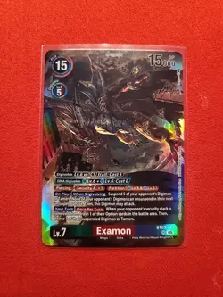 🌟 Secret Rare 🌟 Digimon Card Game Examon BT23-047 SR BT23 Hackers Slumber - Image 1