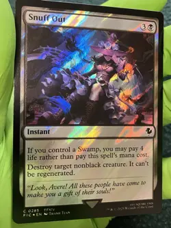 1x Snuff Out, Surge Foil, Final Fantasy, Magic MTG NM - Image 1