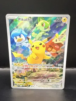 Pokemon Pikachu 027 Sv: Scarlet & Violet Promo Cards Holo A - Image 2